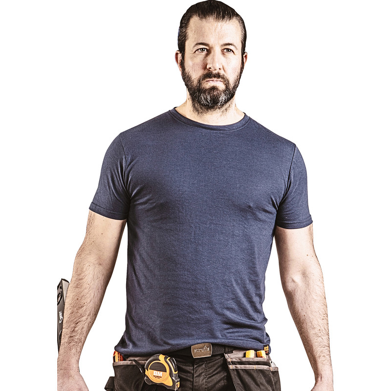 Scruffs Worker T-Shirt Navy Medium