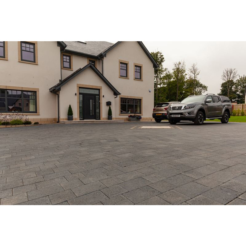 Marshalls Drivesett Savanna Block Paving Charcoal 240 x 160 x 50mm