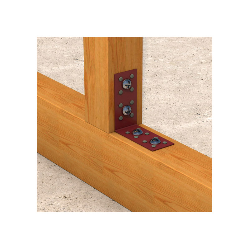 Dual Coated Heavy Duty Angle 90 x 90 x 40mm wide / 3mm thick