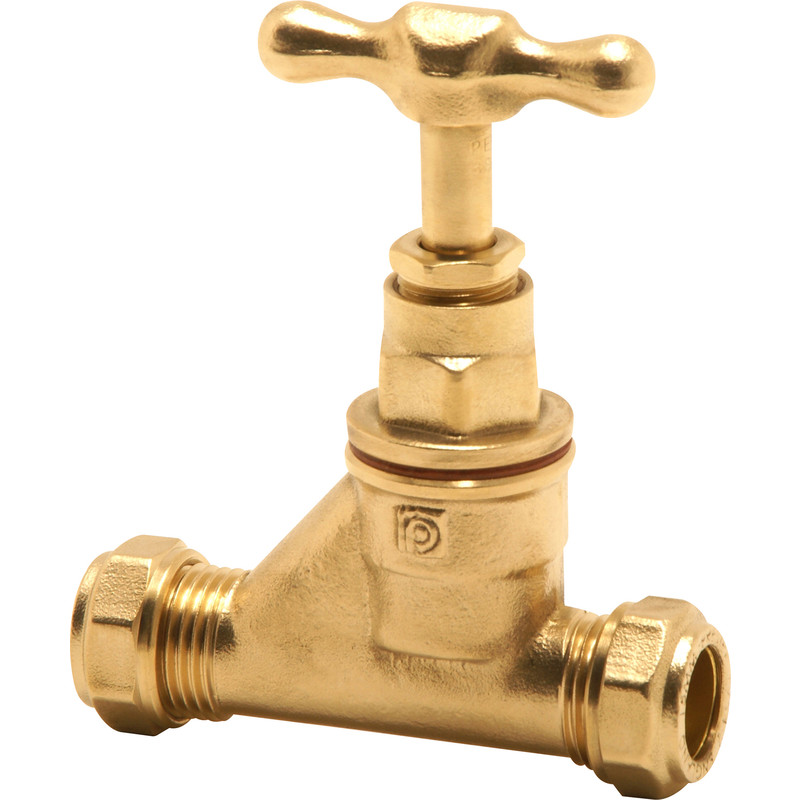 Pegler Brass Stopcock 15mm