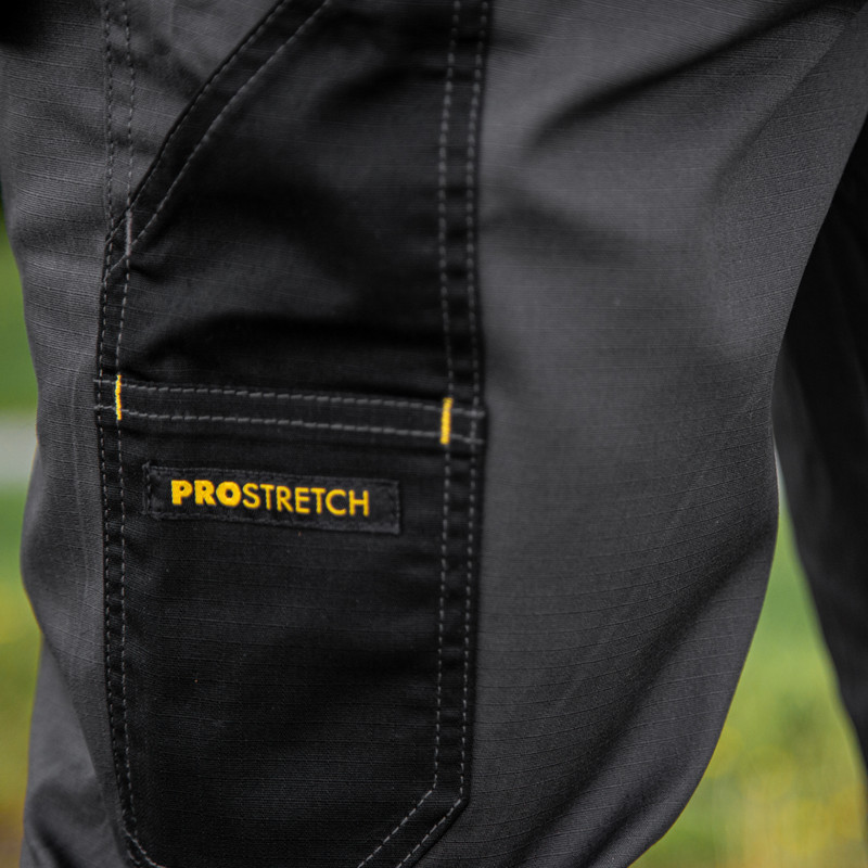 DeWalt Aspen Ripstop Stretch Holster Pocket Trousers Grey/Black 38" L