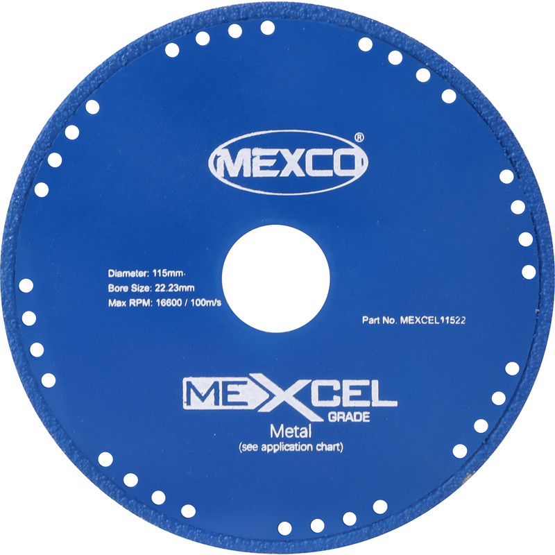 Mexcel Metal Cutting Diamond Blade 115mm