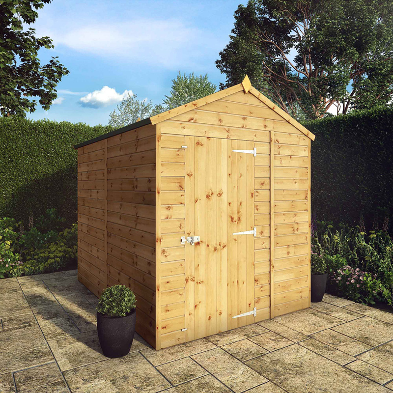 Mercia Shiplap Apex Windowless Shed 8' x 6'