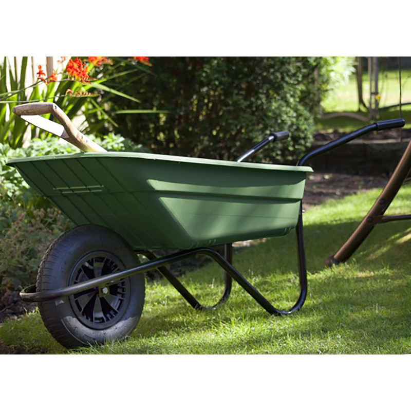 Polypropylene Wheelbarrow with Pneumatic Wheel 90L