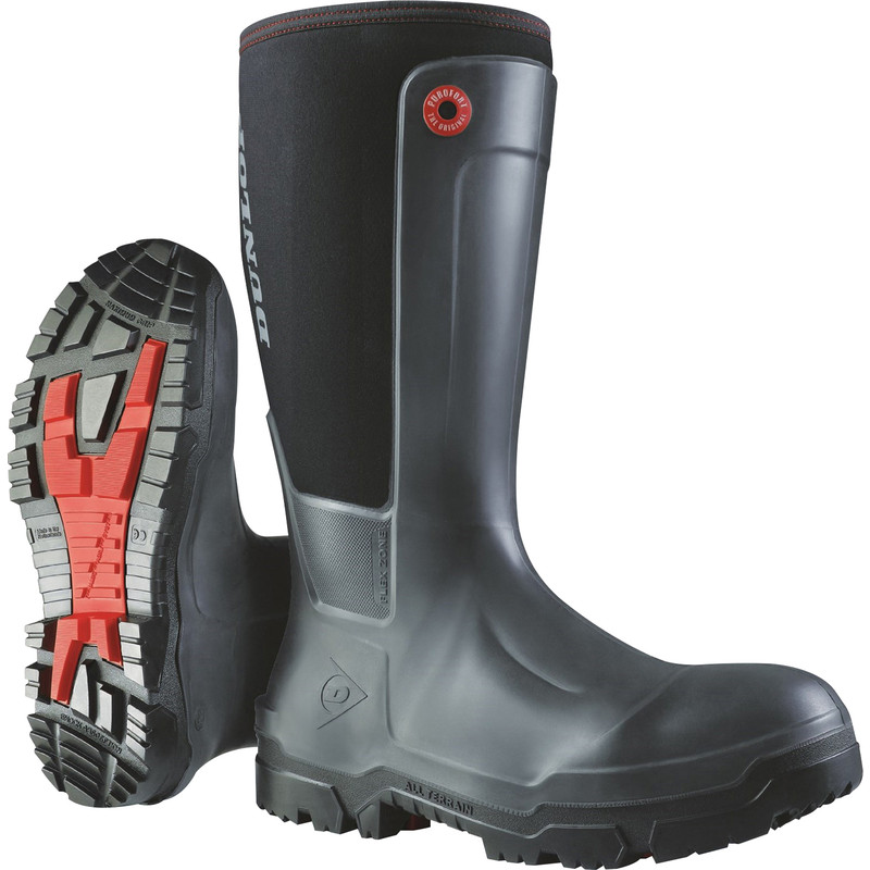 Dunlop Snugboot Workpro Safety Wellington Black Size 9