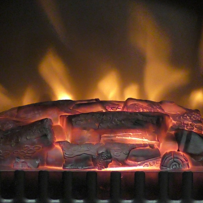 Be Modern Colman Electric Stove Fire 17.5" Black