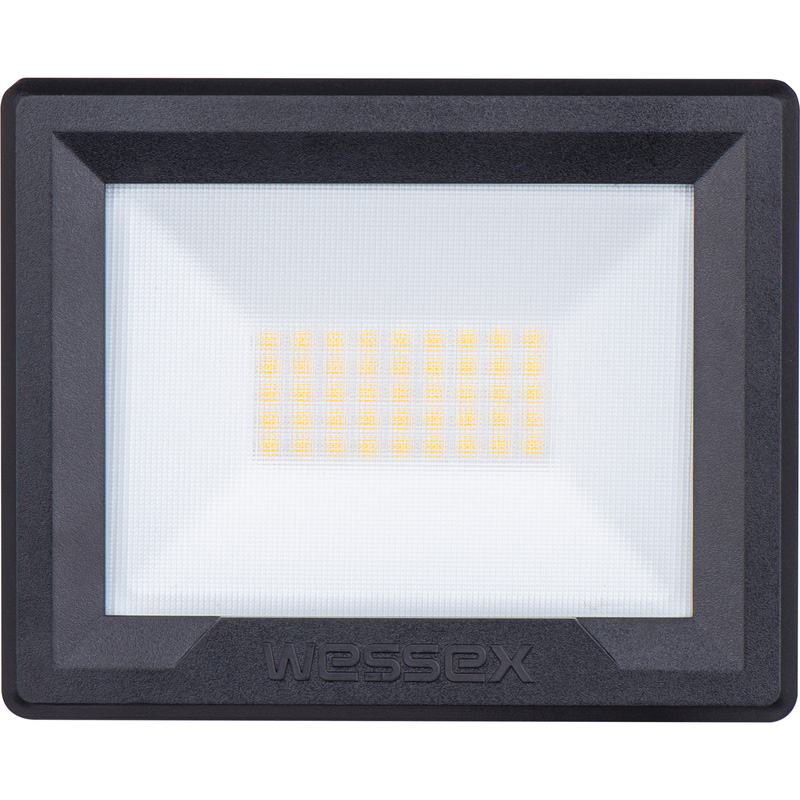 Wessex LED Floodlight IP65 30W 3600lm 4000K Black
