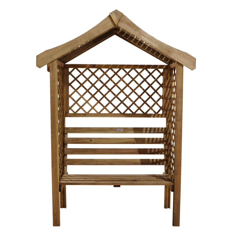 Forest Garden Parisienne Arbour 212cm (h) x 154cm (w) x 66cm (d)