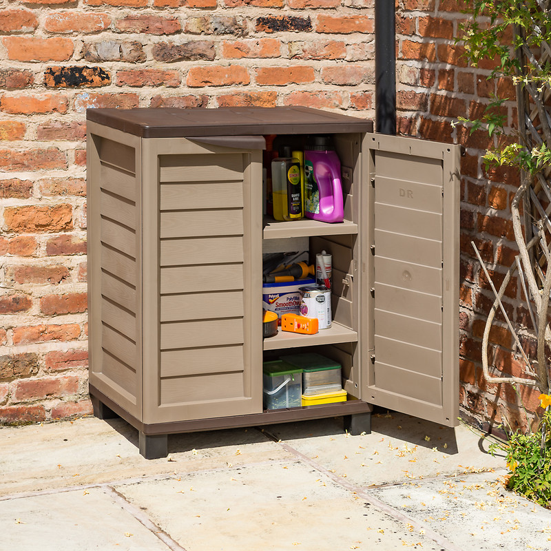 Rowlinson Plastic Utility Cabinet 91.5cm (h) x 75cm (w) x 50cm (d)