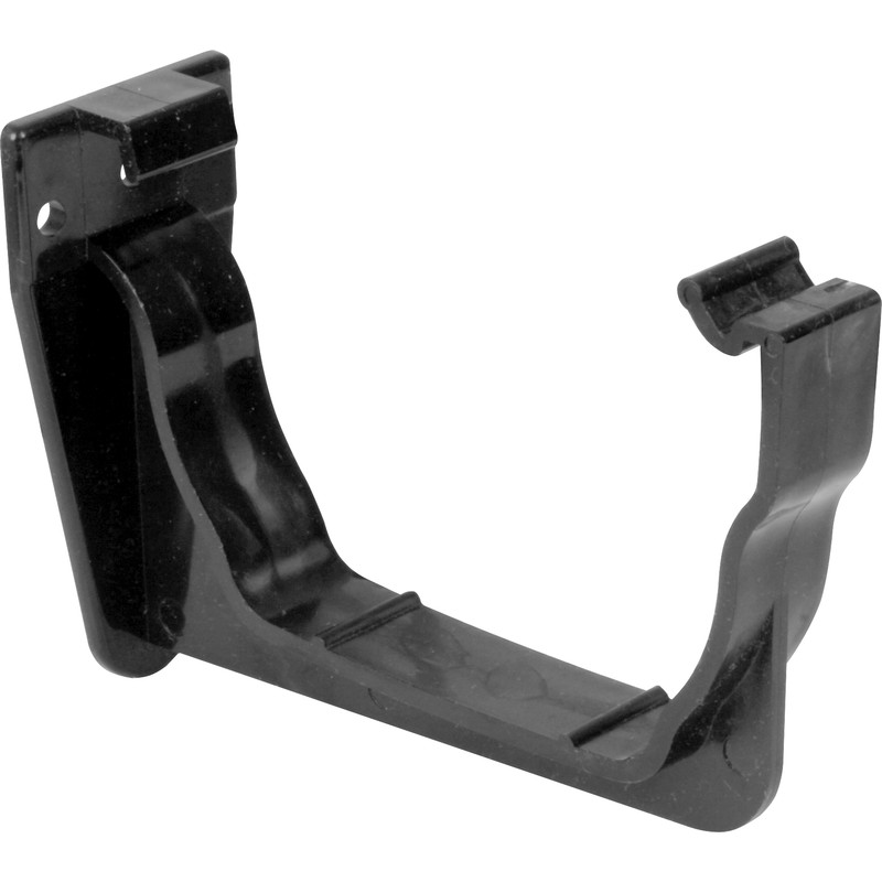 120mm Ogee Fascia Bracket Black