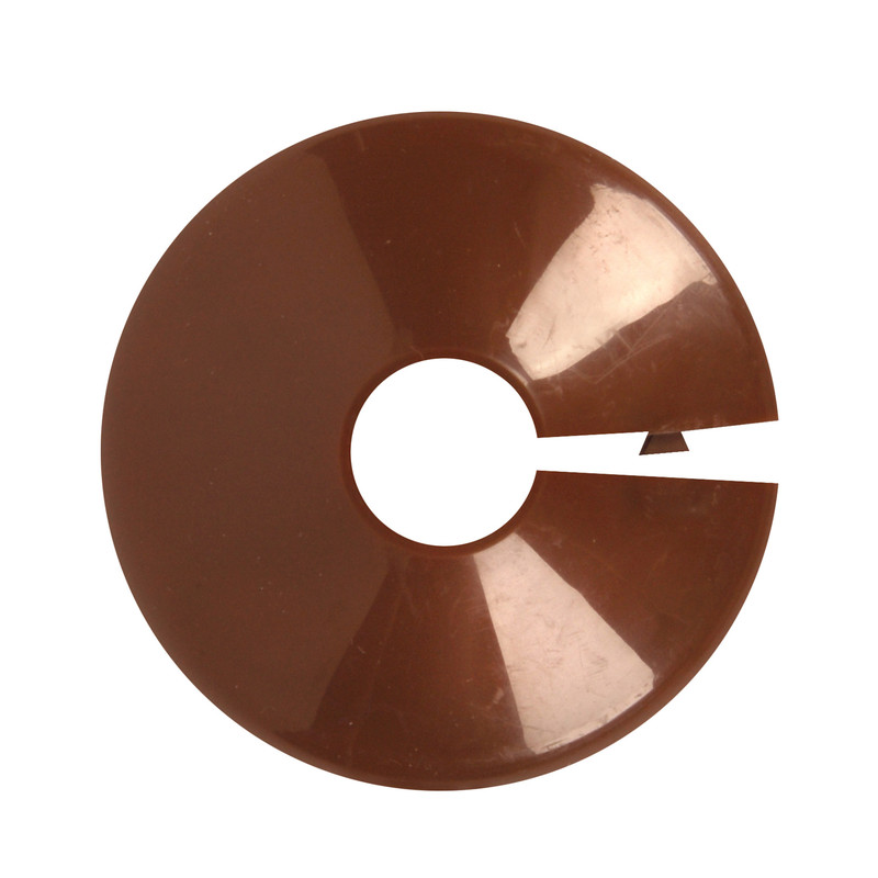 Talon Pipe Collar 15mm Teak Effect