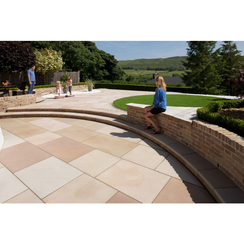Marshalls Sawn Versuro Paving Slabs Autumn Bronze 855 x 570 x 22mm