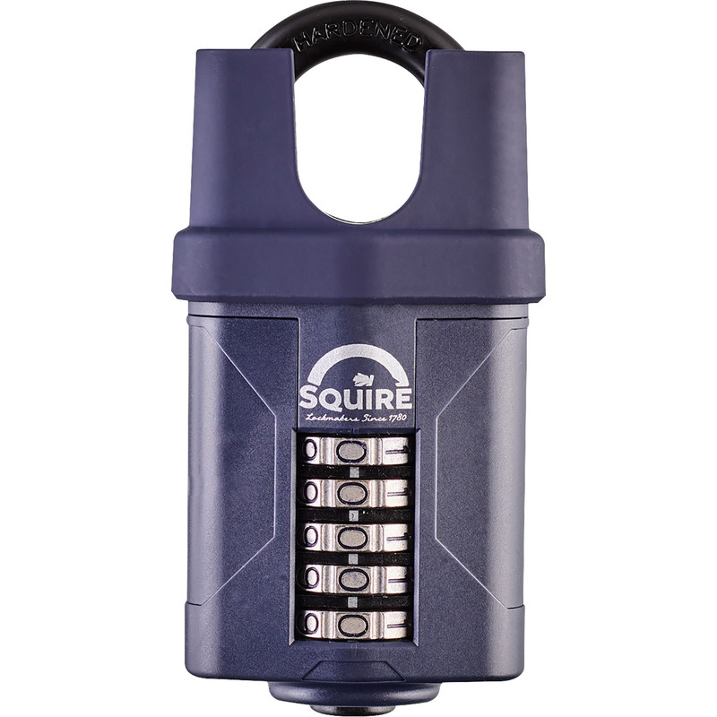 Squire Combination Weatherproof Padlock 60 x 10 x 29mm CS