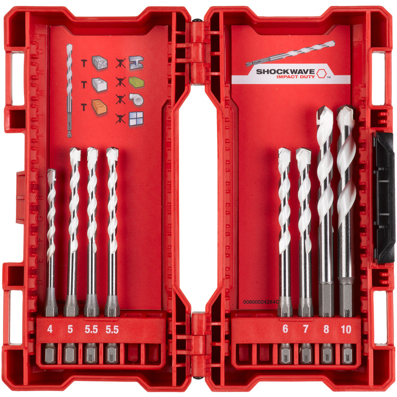 Milwaukee Multi Material Drill Bit Set
