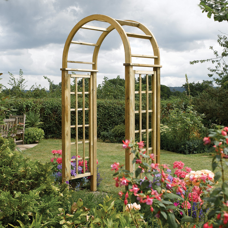 Rowlinson Round Top Arch 250cm (h) x 124cm (w) x 65cm (d)