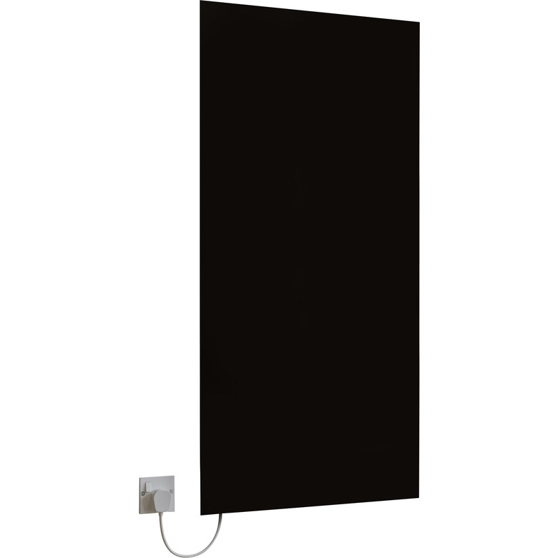 Ximax Infrared Panel Glass Heater 1200 x 600mm 2730 BTU 800W Black