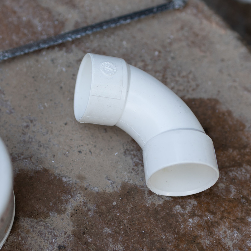 Solvent Weld Bend 92.5° 32mm White