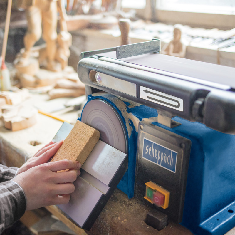 Scheppach BTS900 370W 150mm Belt and Disc Sander 230V