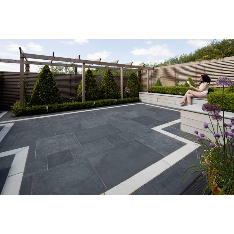 Marshalls Symphony Classic Sigma Porcelain Paving Slabs Project Pack Blue