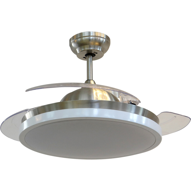 V-TAC LED Decorative Ceiling Fan Light with Remote Control 30W 3000lm 3in1 CCT