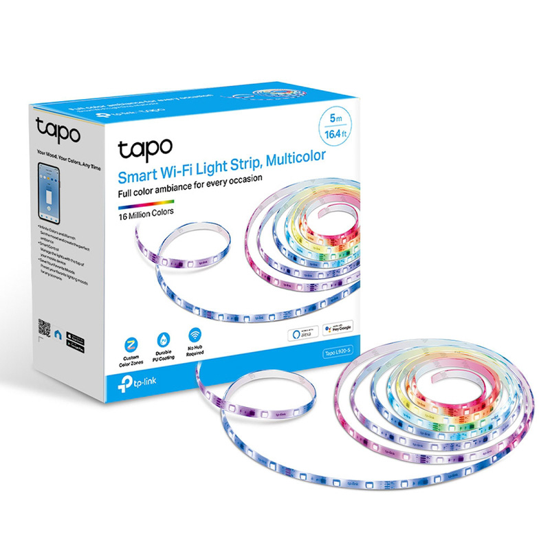 TP Link Tapo Smart WiFi 5M Lightstrip Multicolour