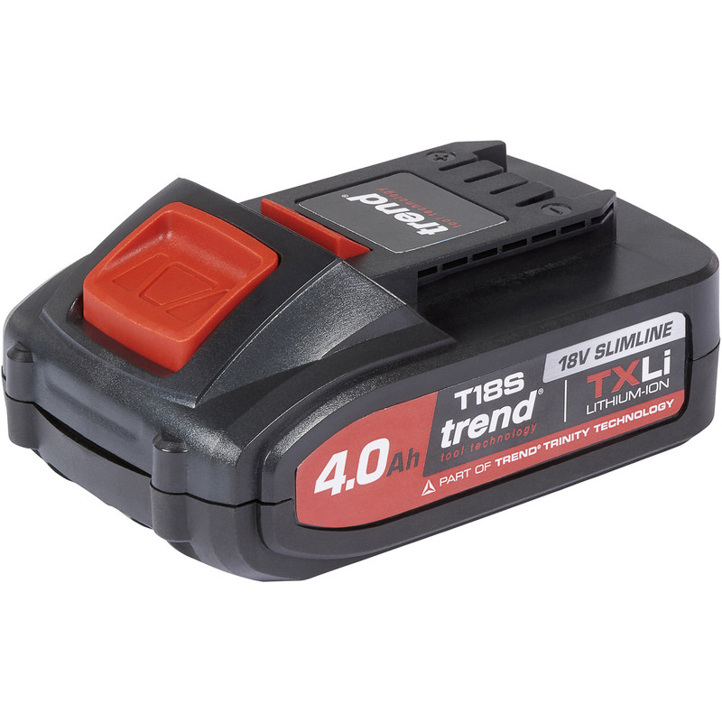 Trend T18S 18V Li-Ion Battery 4.0Ah Slimline