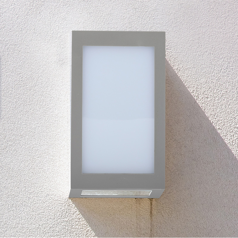 V-TAC 12W LED IP65 Wall Light Grey 1350lm 4000K
