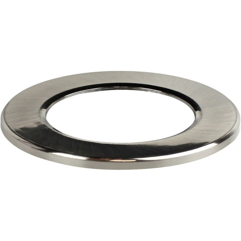 Integral LED Bezel for Compact Eco Downlights Brushed Nickel
