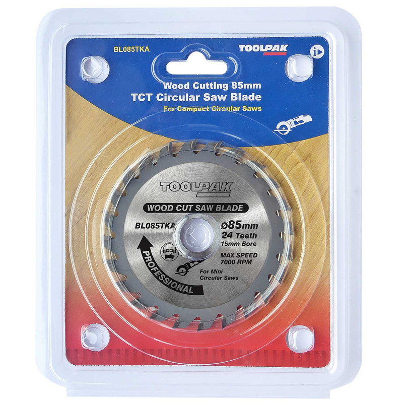 Thin Kerf TCT Blade 85mm x 15mm x 24T