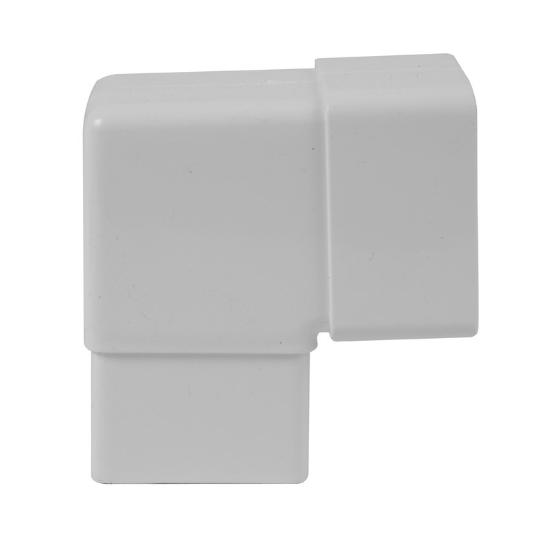 65mm Square Offset Bend 92.5° White