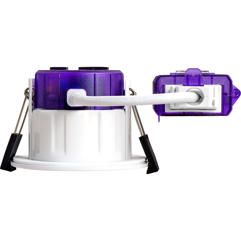 Luceco FType Ultra 1st/2nd Fix Fire Rated IP65 LED Downlight White 4/6W 485/750lm Regressed CCT