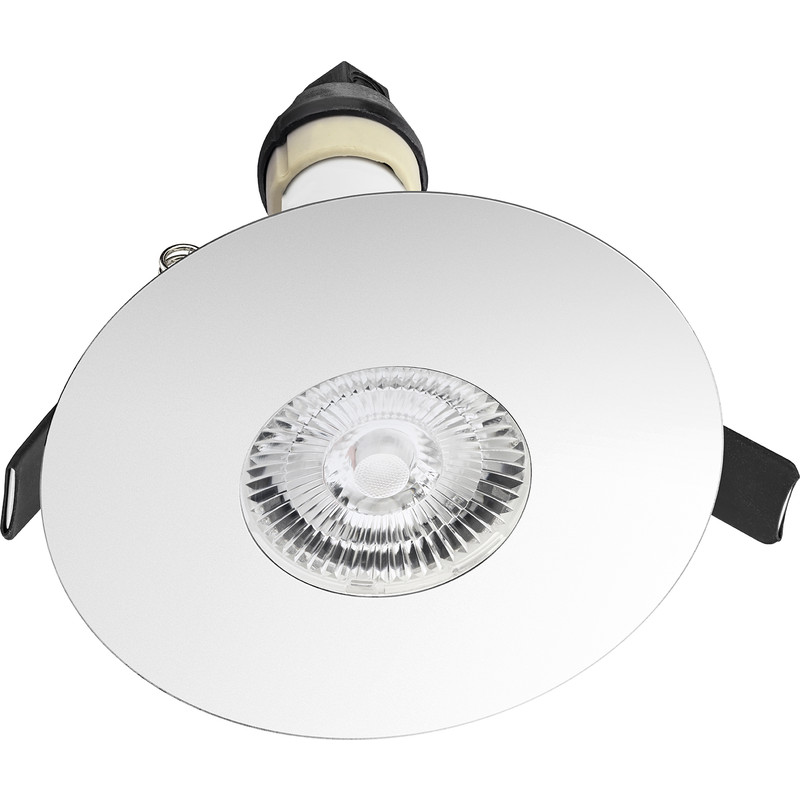 Integral LED 70-100mm Cut Out Evofire IP65 Fire Rated Downlight Polished Chrome