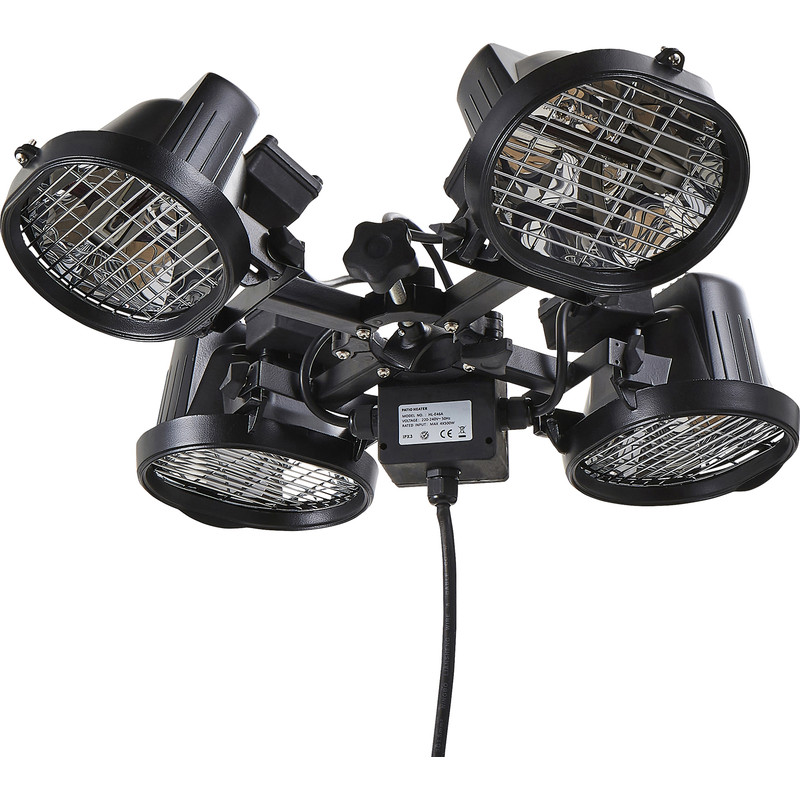 Zink 4 Headed 4 x 450W Parasol Heater 1800W