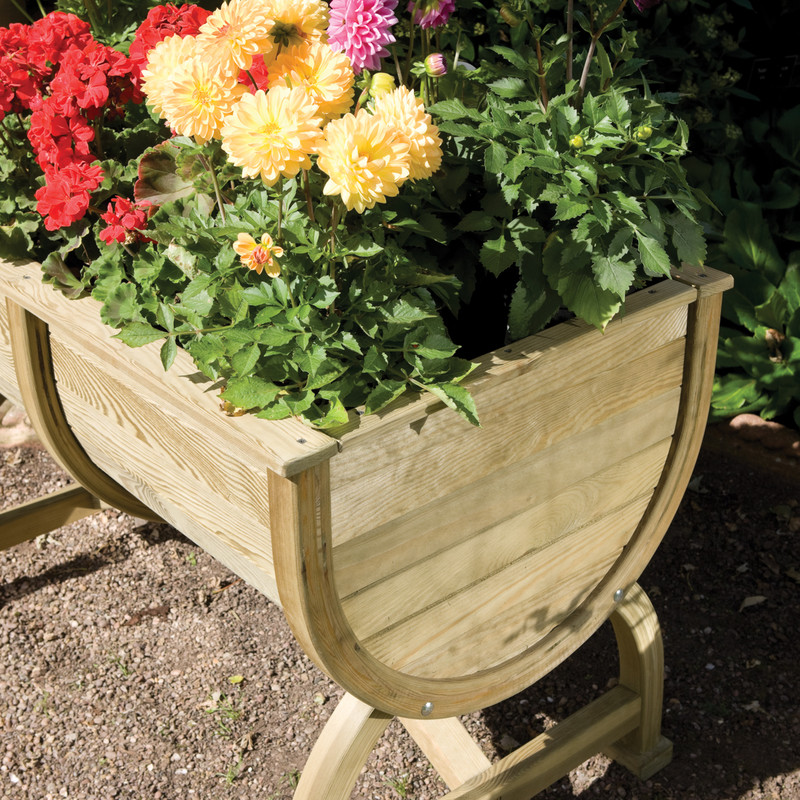 Rowlinson Marberry Barrel Planter 71.5cm (h) x 107cm (w) x 61cm (d)