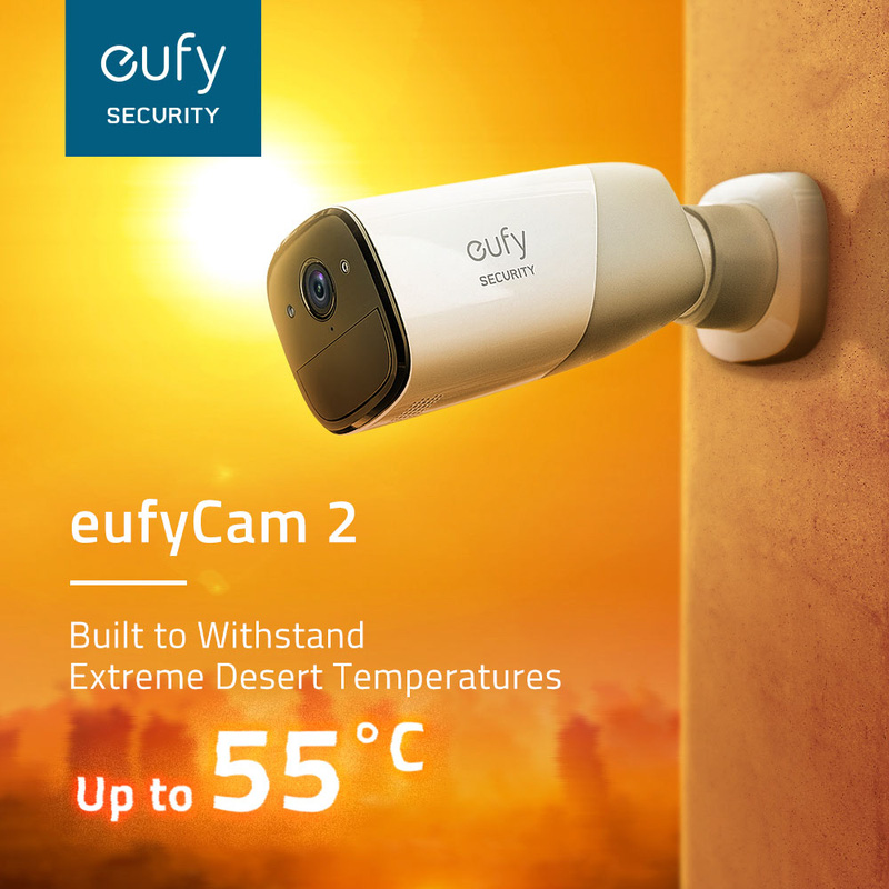 EufyCam 2 - 2 Camera Kit + HomeBase 2 Battery