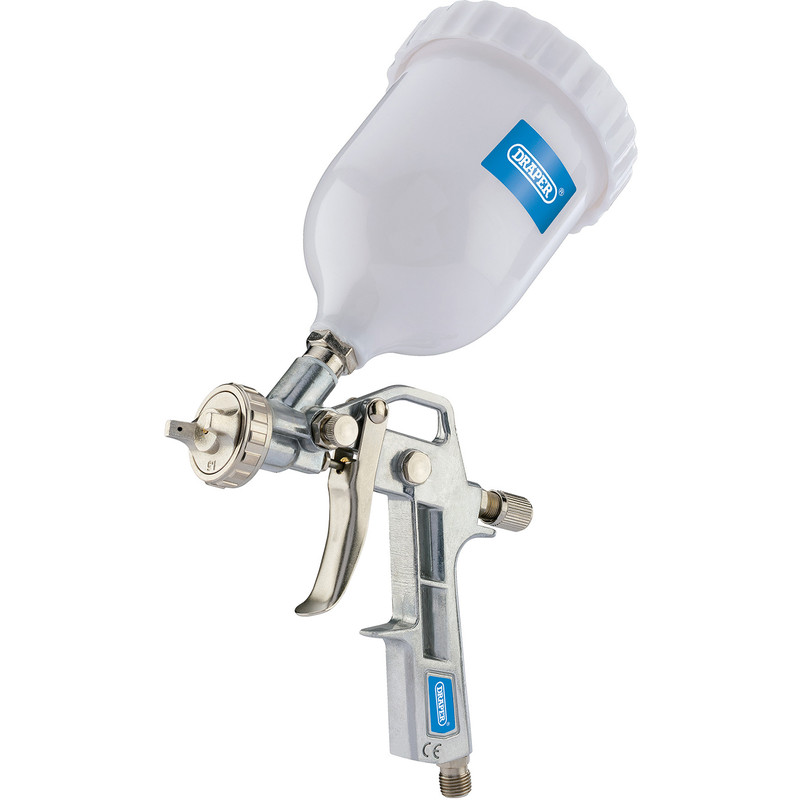 Draper Gravity Feed HVLP Air Spray Gun 500ml
