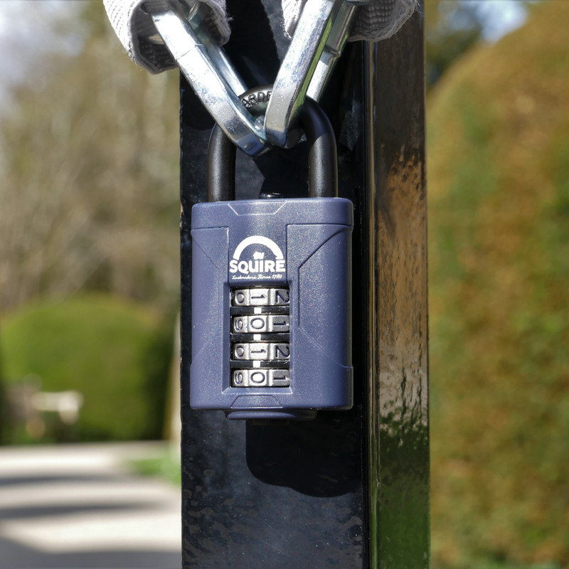Squire Combination Weatherproof Padlock 40 x 6 x 20mm