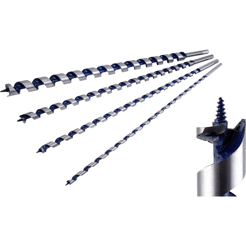 Long Auger Drill Bit Set
