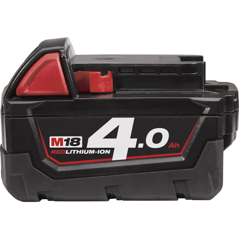 Milwaukee M18 18V Red Li-Ion Battery 4.0Ah