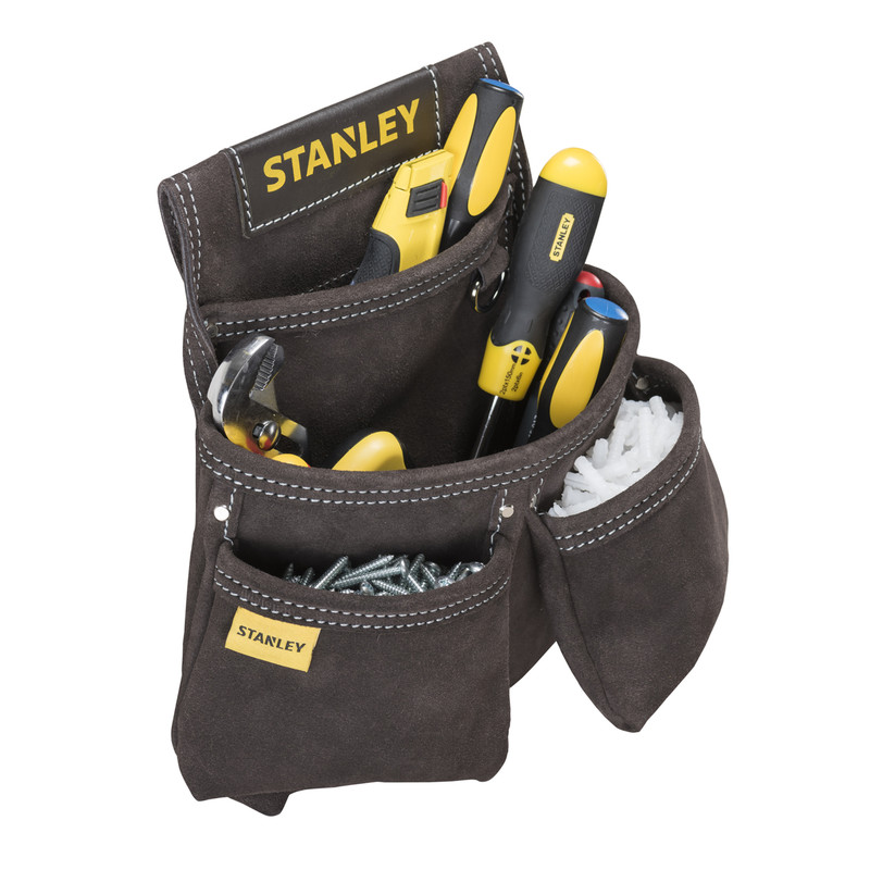 Stanley Leather Double Nail Pocket Pouch