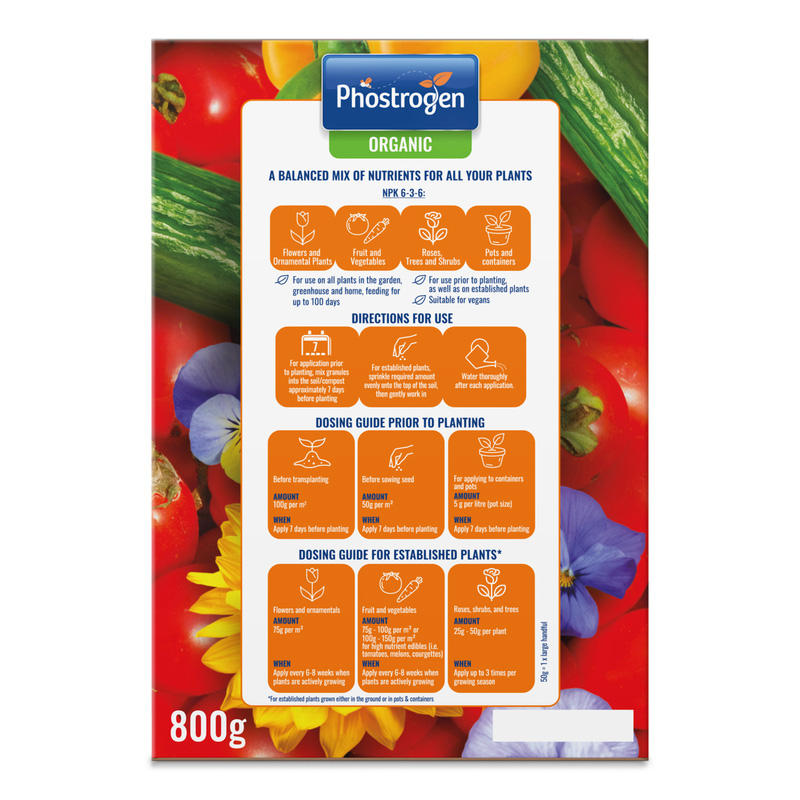 Phostrogen Organic All Purpose Plant Food 800g
