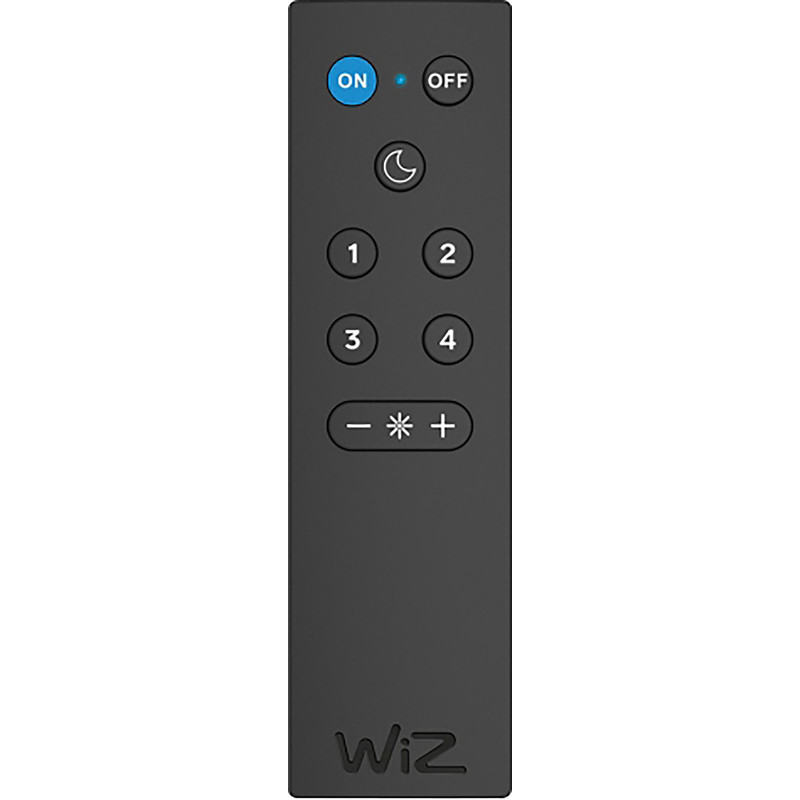 4lite WiZ Connected Smart WiFi Remote Control Black