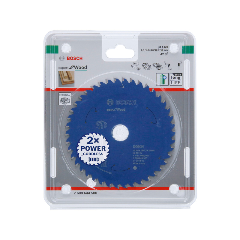 Bosch EXPERT Cordless Circular Saw Blade 140 x 20 x 42T