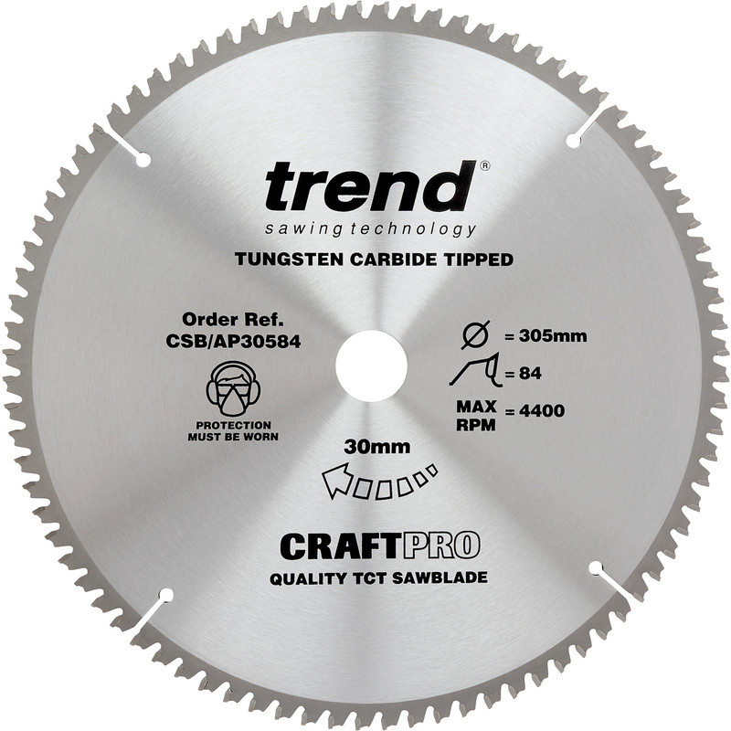 Trend Craft Circular Saw Blade 305 x 84T x 30mm CSB/AP30584