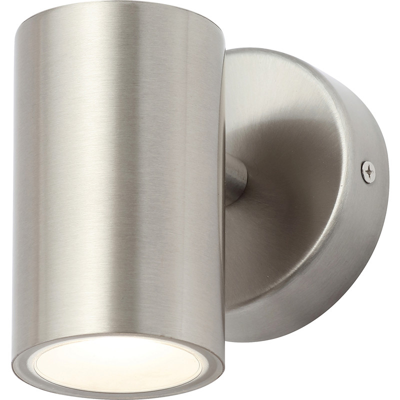 Zink Leto Integrated LED Stainless Steel Up or Down Light IP44 3W 280lm