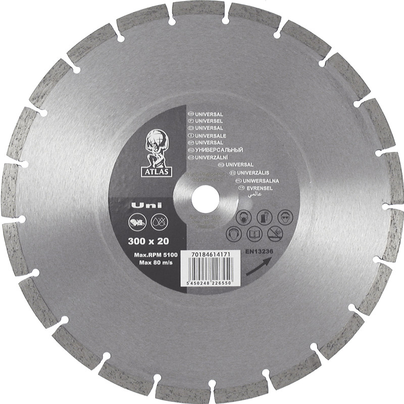 Norton General Purpose Diamond Blade 300 x 20mm