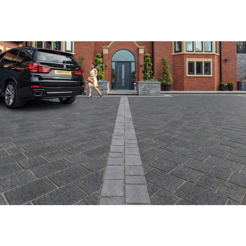 Marshalls Drivesys Flamed Stone Driveway Paving Project Pack Blue Pennant