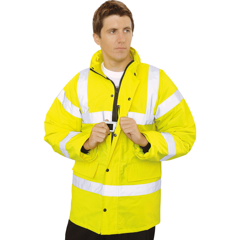 Hi Vis Highway Jacket Yellow Large