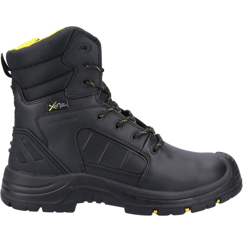 Amblers AS350c Hi-Leg Metatarsal Safety Boots Black Size 7