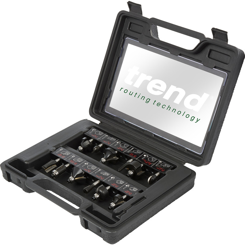 Trend 1/4" Router Cutter Set Each